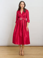Ismene Fit And Flare Midi Dress