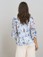 Jacklyn Floral Layered Chiffon Top