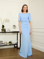 Jadie Maxi Dress With Beaded Sleeves