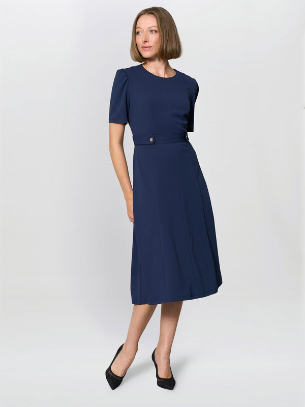 Mel Fit And Flare Midi Dress