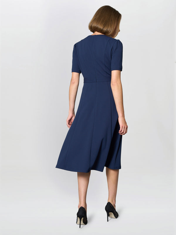 Mel Fit And Flare Midi Dress