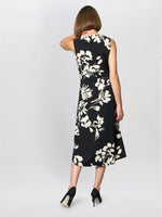 Joely Placement Floral Print Dress