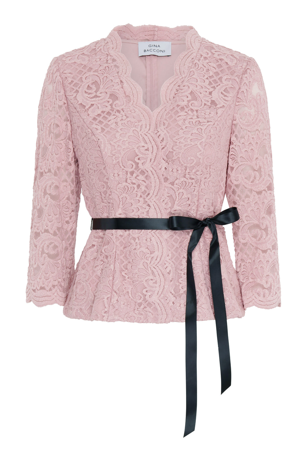 Kerri Blouse With Scallop Front