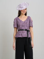 Kitty V Neck Lace Blouse