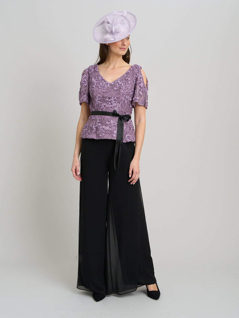 Kitty V Neck Lace Blouse