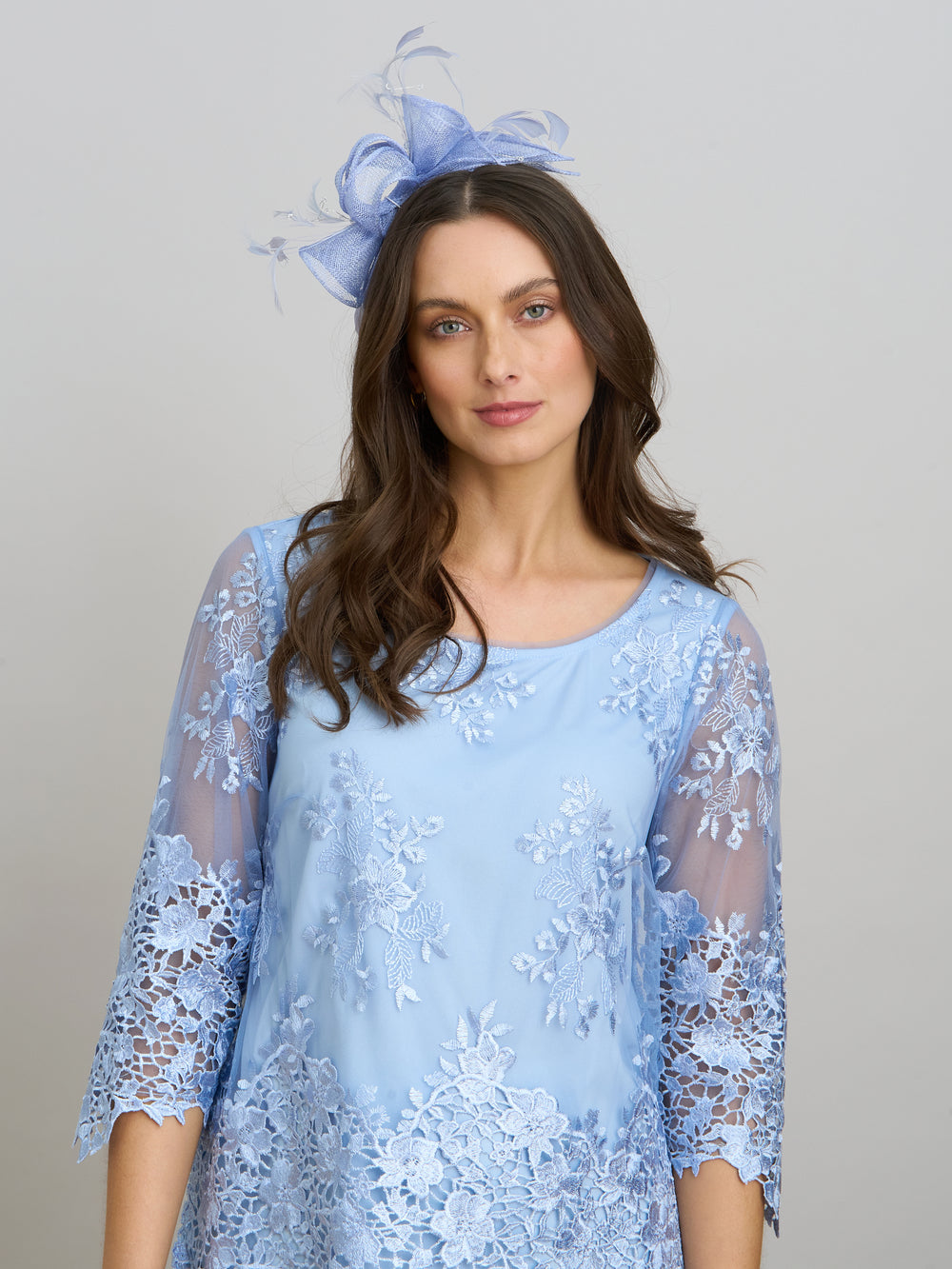Kirsten Embroidered Blouse With Scallop Detail