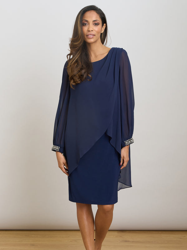 Lexie Embellished Sleeves Dress