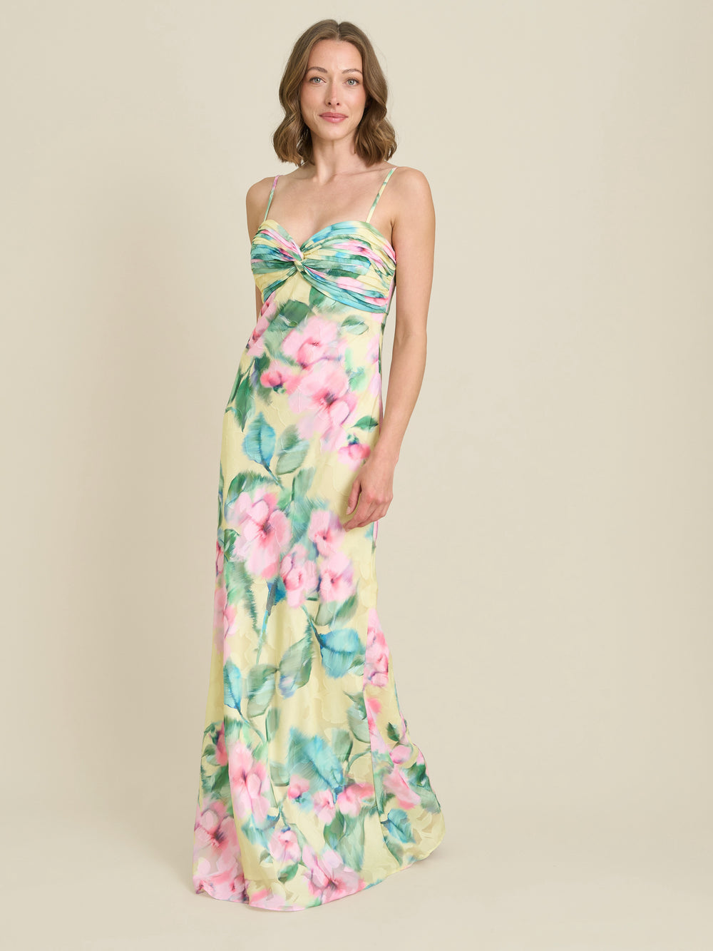 Marge Burnout Print Maxi Dress