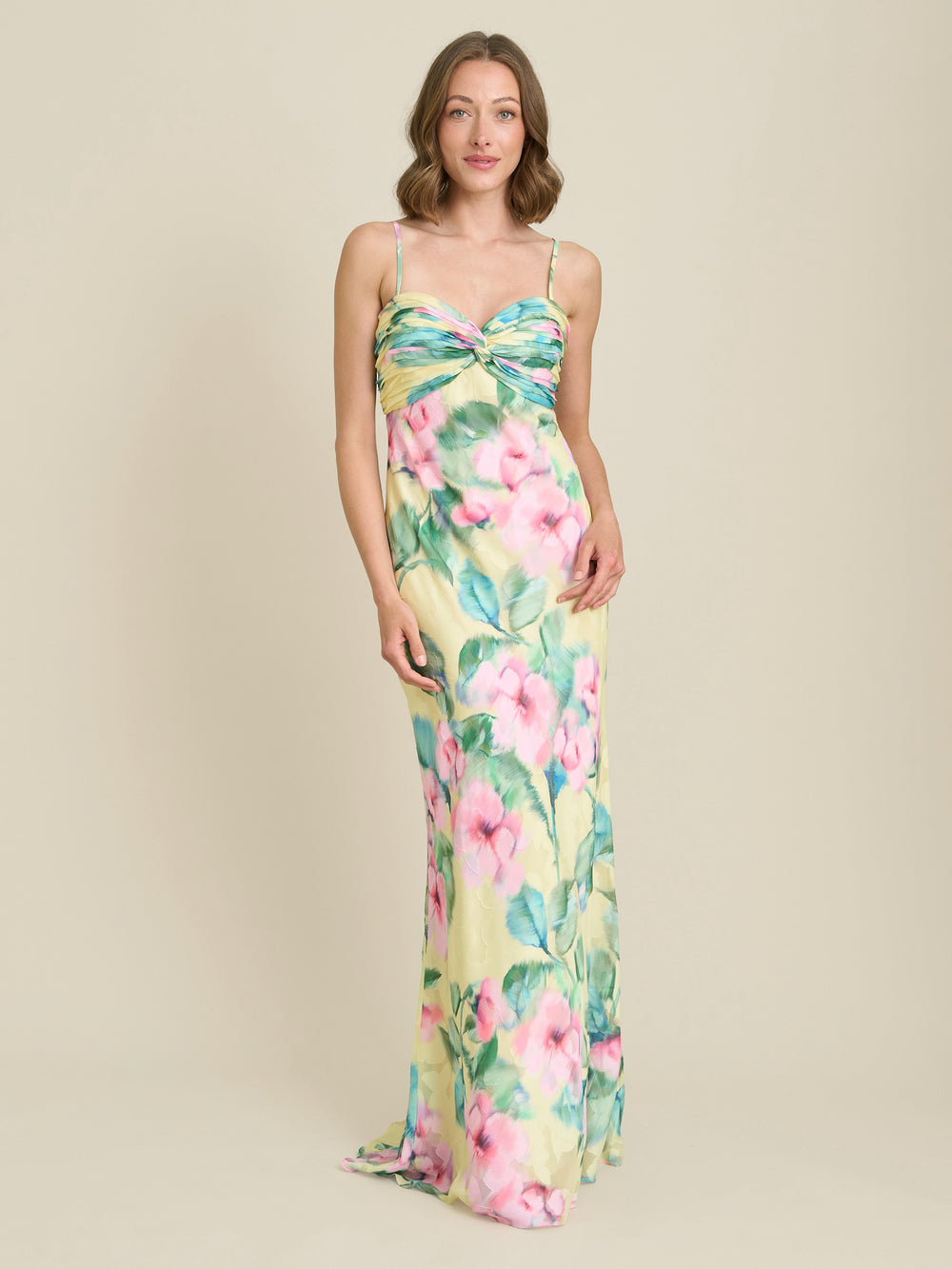 Marge Burnout Print Maxi Dress