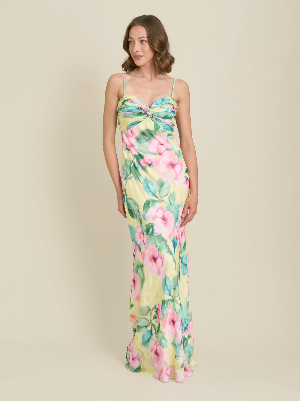 Marge Burnout Print Maxi Dress