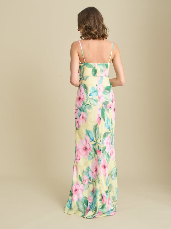 Marge Burnout Print Maxi Dress