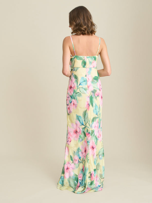 Marge Burnout Print Maxi Dress