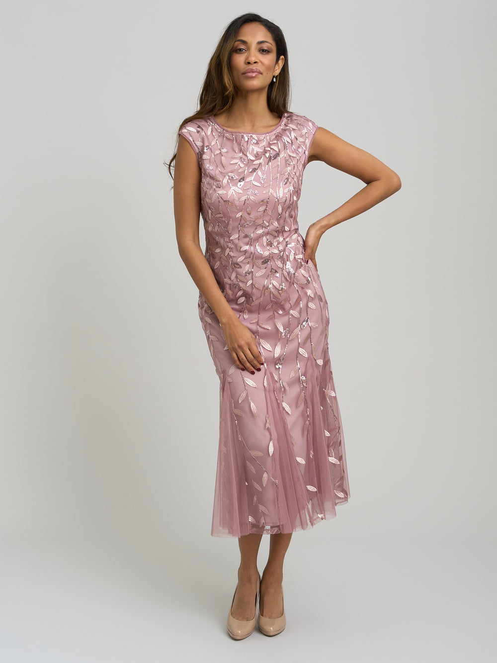 Lolly Midi Emroidered Dress