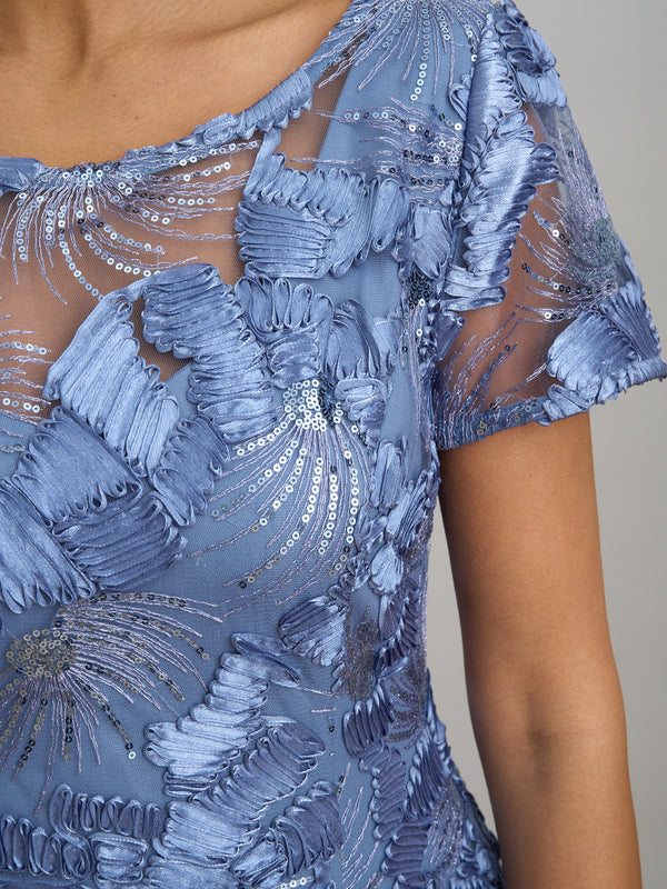 Masha Soutache Lace Midi Dress