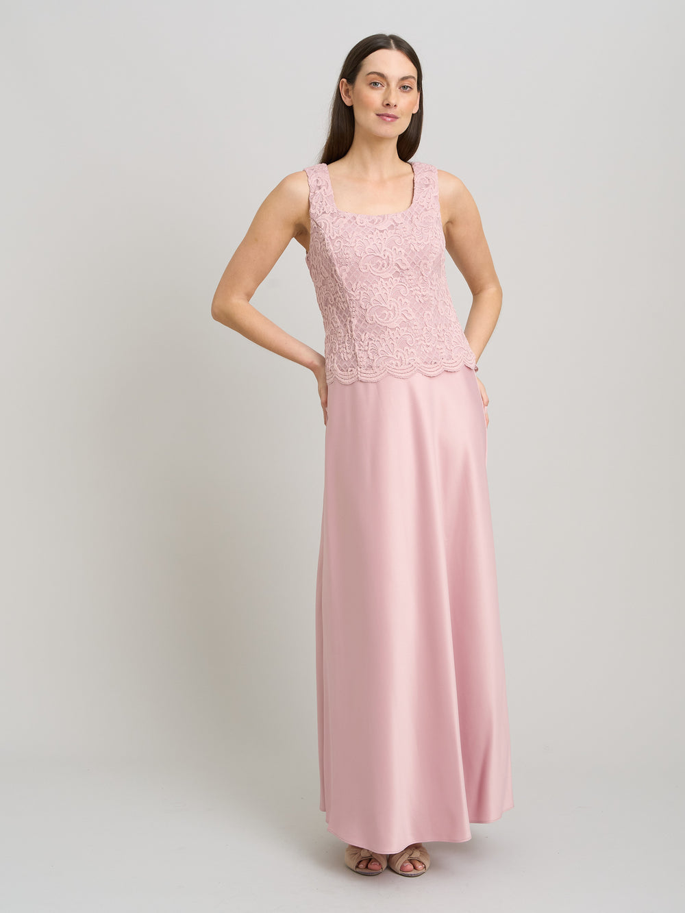 Marilou Lace & Satin Dress & Jacket