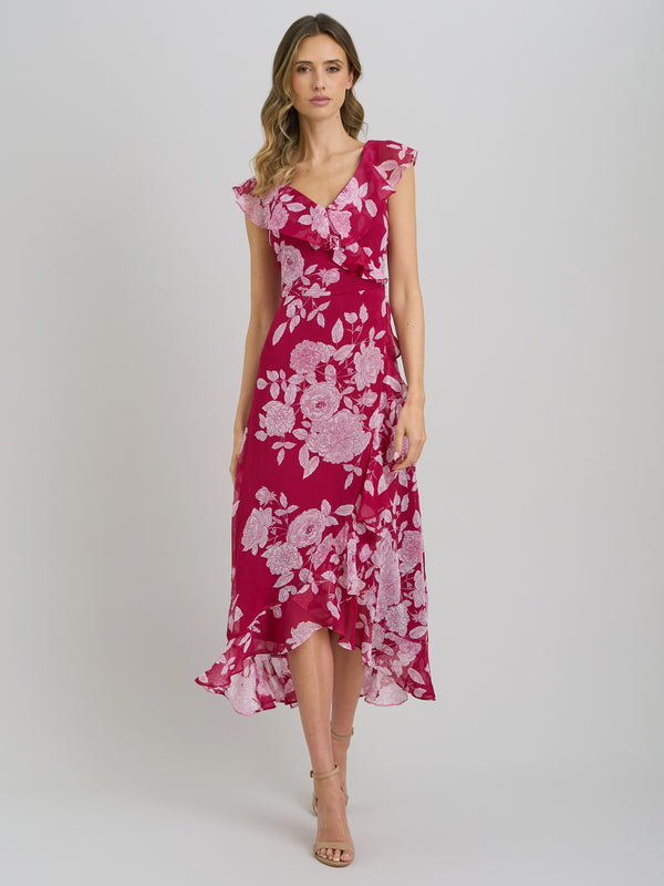 Marilyn Floral Print Yoryu Dress
