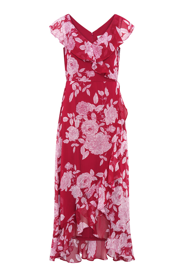 Marilyn Floral Print Yoryu Dress