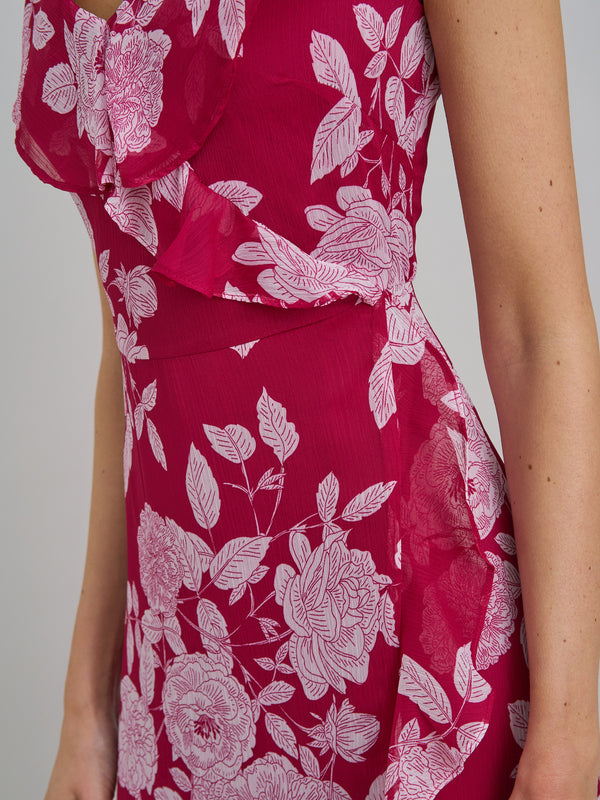 Marilyn Floral Print Yoryu Dress