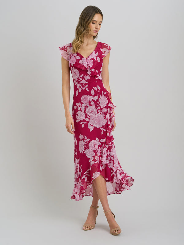 Marilyn Floral Print Yoryu Dress