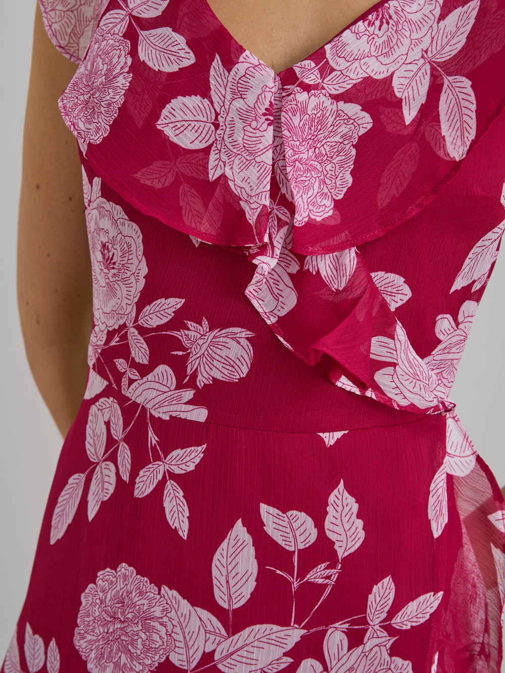 Marilyn Floral Print Yoryu Dress