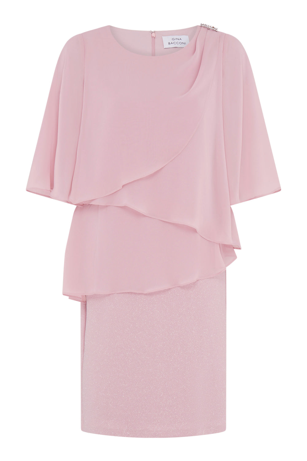 Myleene Layered Chiffon Overlay Dress
