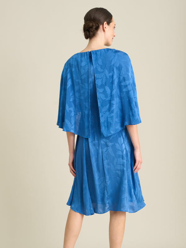 Mercedes Leaf Jacquard Dress