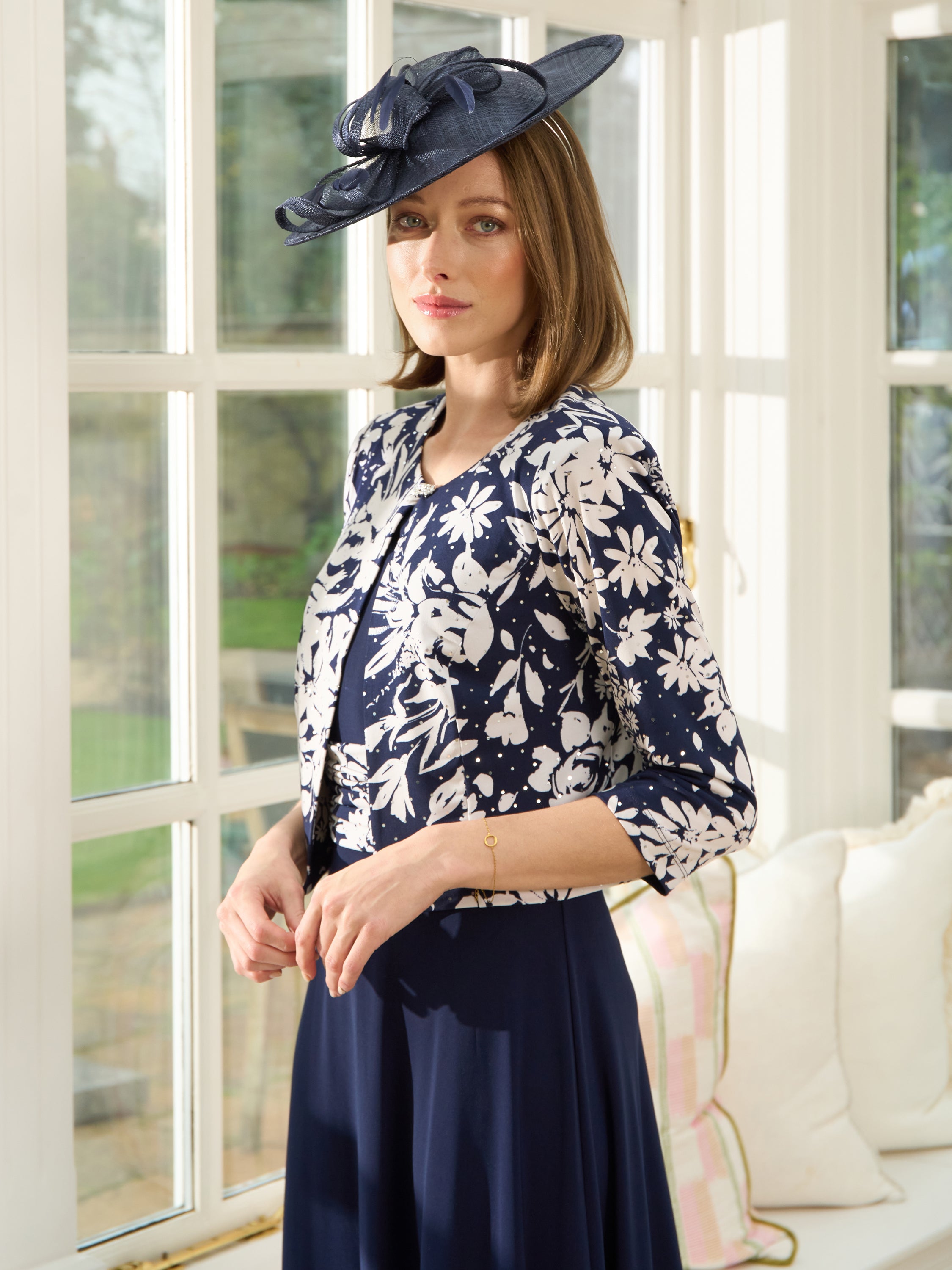 Nell Stretch Jersey Dress & Jacket – Gina Bacconi