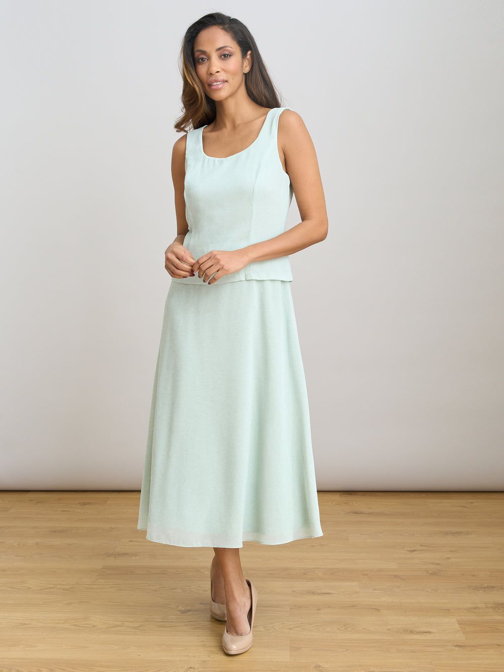 Page Fancy Jacket & Chiffon Dress