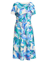 Parker Tie Neck Print Dress