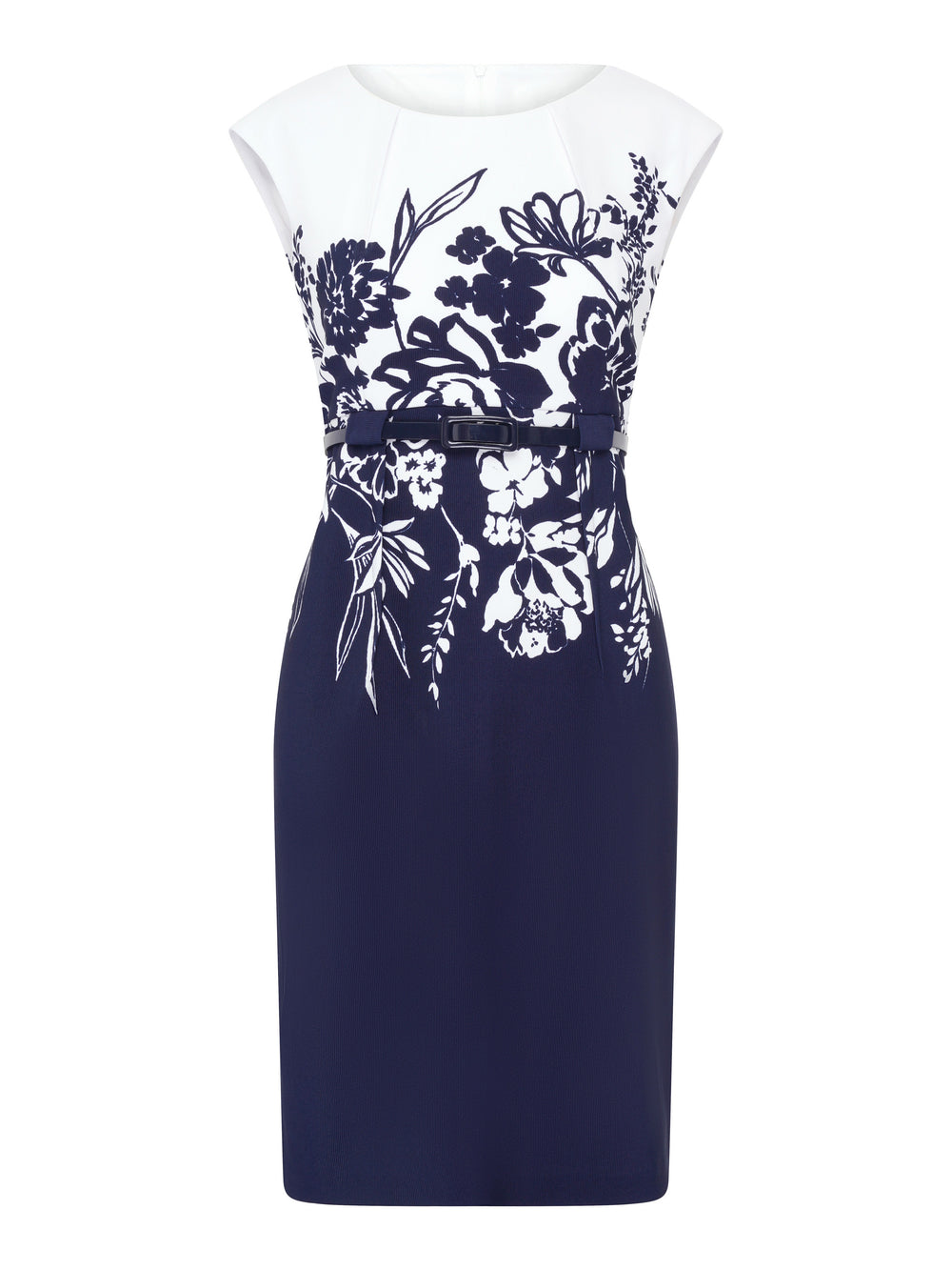 Minnie Floral Print Belted Dress
