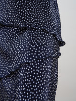 Nakita Spot Plisse Mini Dress