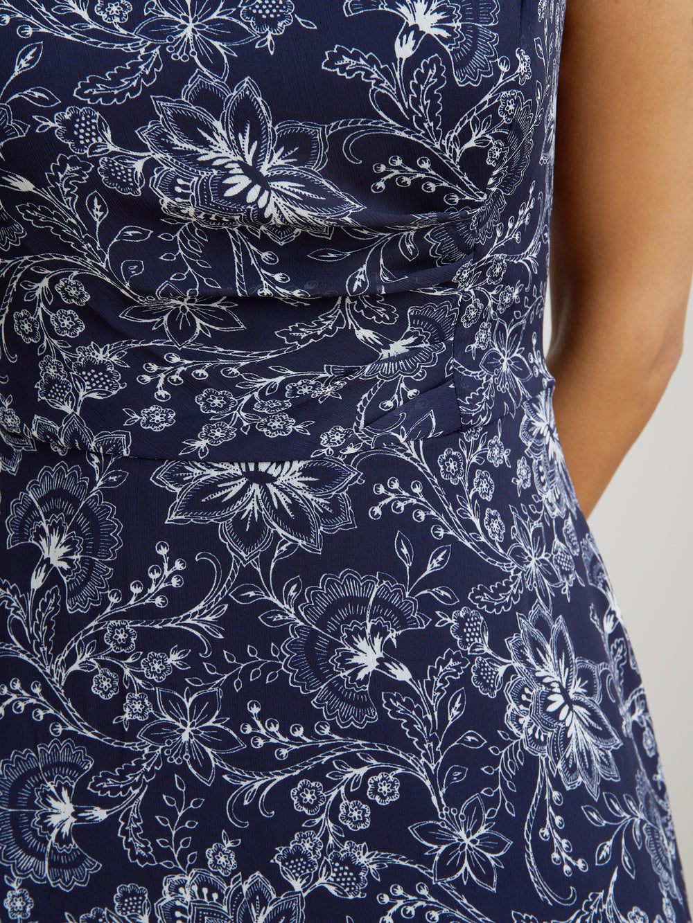 Octavia Chiffon Floral Midi Dress