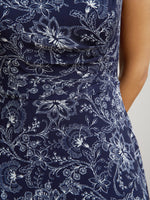 Octavia Chiffon Floral Midi Dress
