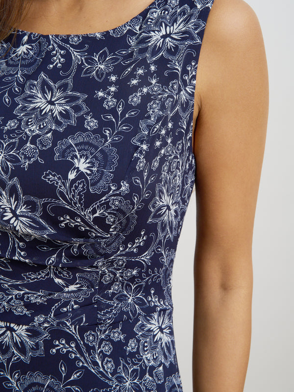 Octavia Chiffon Floral Midi Dress