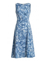 Odelia Floral Print Midi Dress