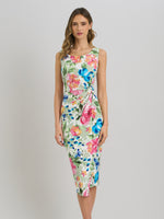 Roma Twist Knot Floral Dress