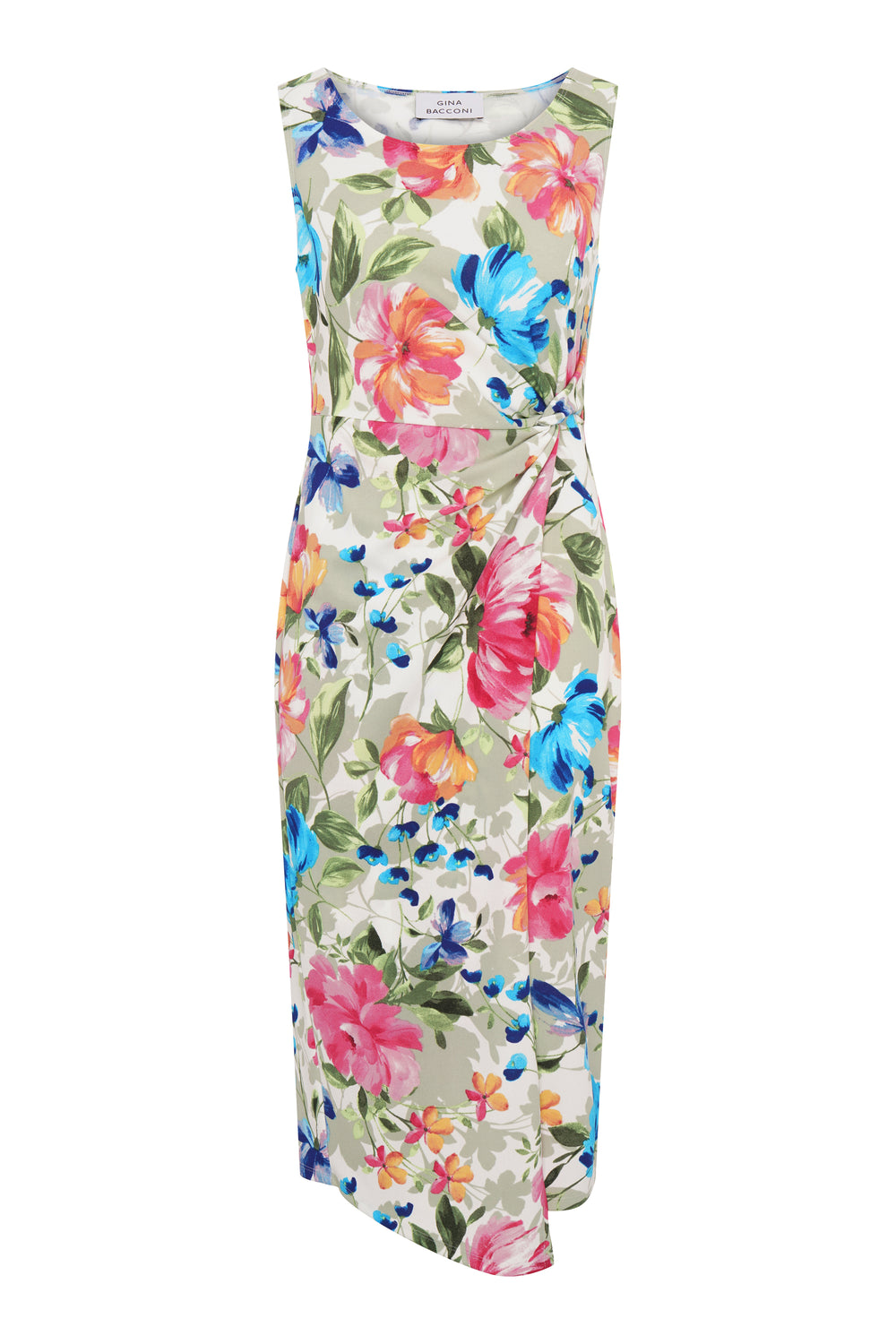 Roma Twist Knot Floral Dress