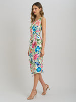 Roma Twist Knot Floral Dress