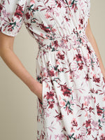 Perrie Smock Waist Floral Print Dress