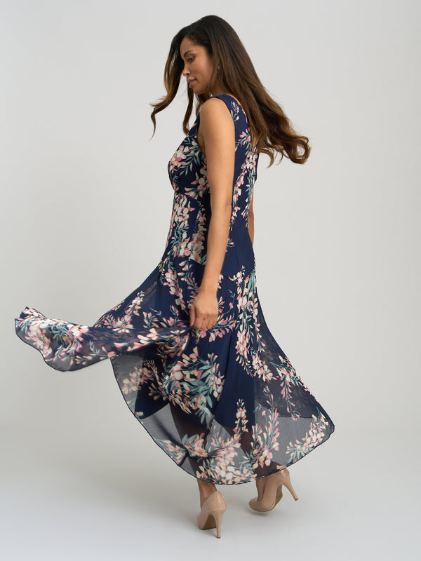 India Chiffon Print Dress