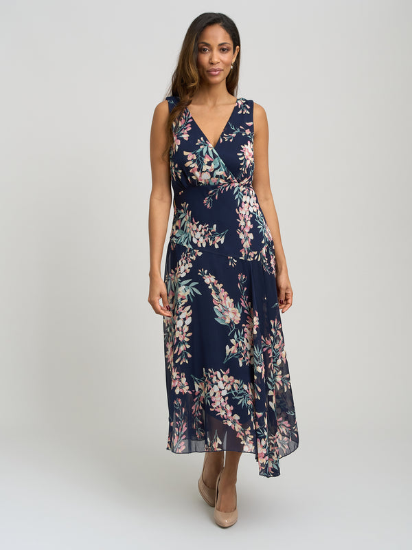 India Chiffon Print Dress