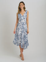 India Chiffon Print Dress