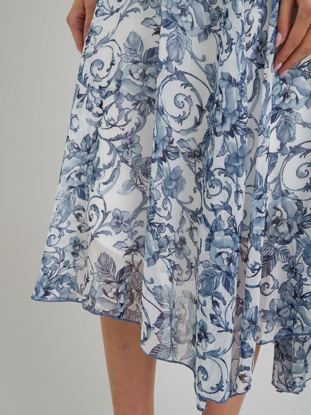 India Chiffon Print Dress