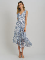 India Chiffon Print Dress