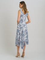 India Chiffon Print Dress