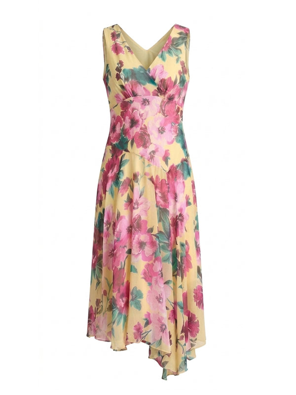 India Chiffon Print Dress