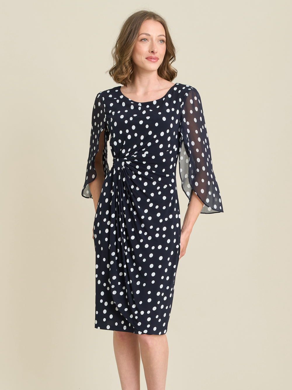 Harmony Polka Dot Print Dress