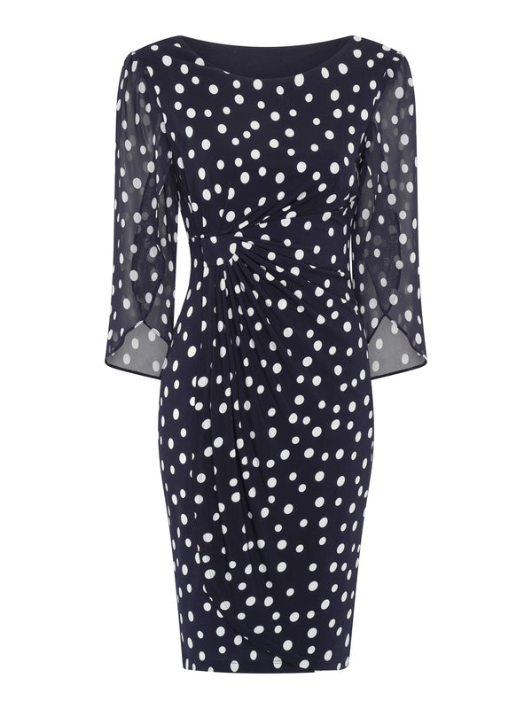 Harmony Polka Dot Print Dress