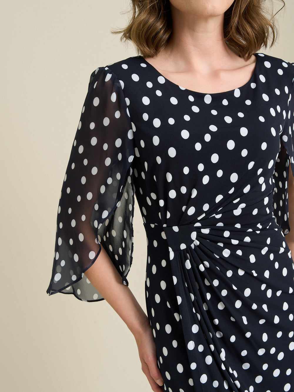 Harmony Polka Dot Print Dress