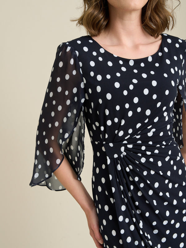Harmony Polka Dot Print Dress